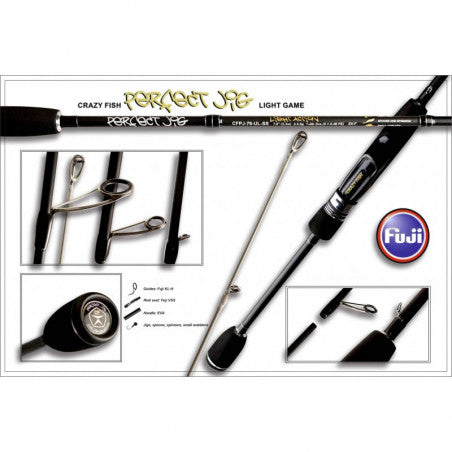 Spiningas CRAZY FISH PERFECT JIG CFPJ-76-ML-T
