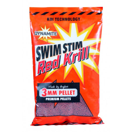 DYNAMITE PELETĖS SWIM STIM RED KRILL 3MM 900G 138824