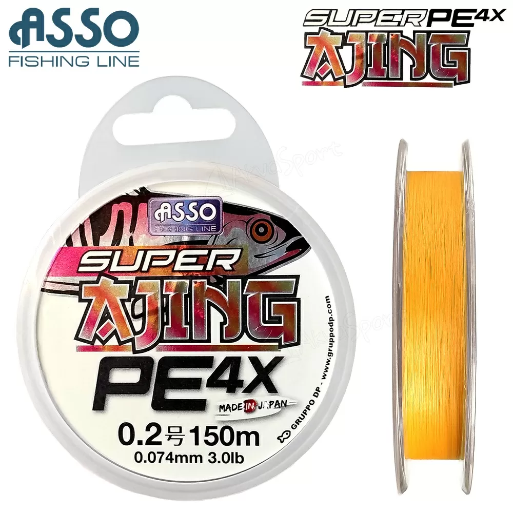 Pintas Valas ASSO Super Ajing 4x PE 150m PE 0.2