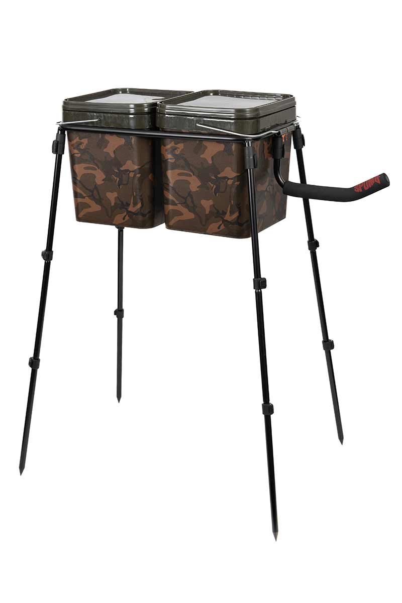Kibirų laikiklis FOX SPOMB MK2 Bucket Stand Double