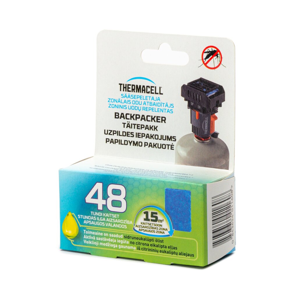 Thermacell repelento papildymai nuo uodų Backpacker M48-XIX 12vnt
